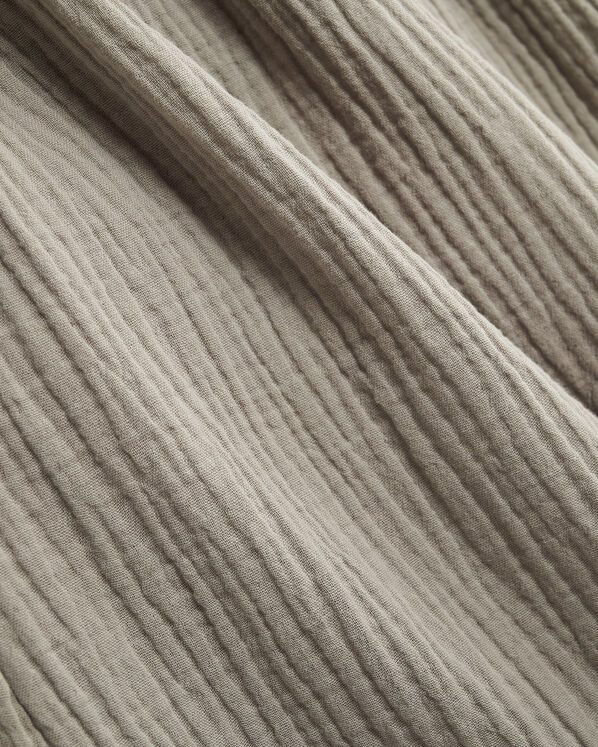 Robe nid-d&rsquo;abeilles en gaze de coton Isla