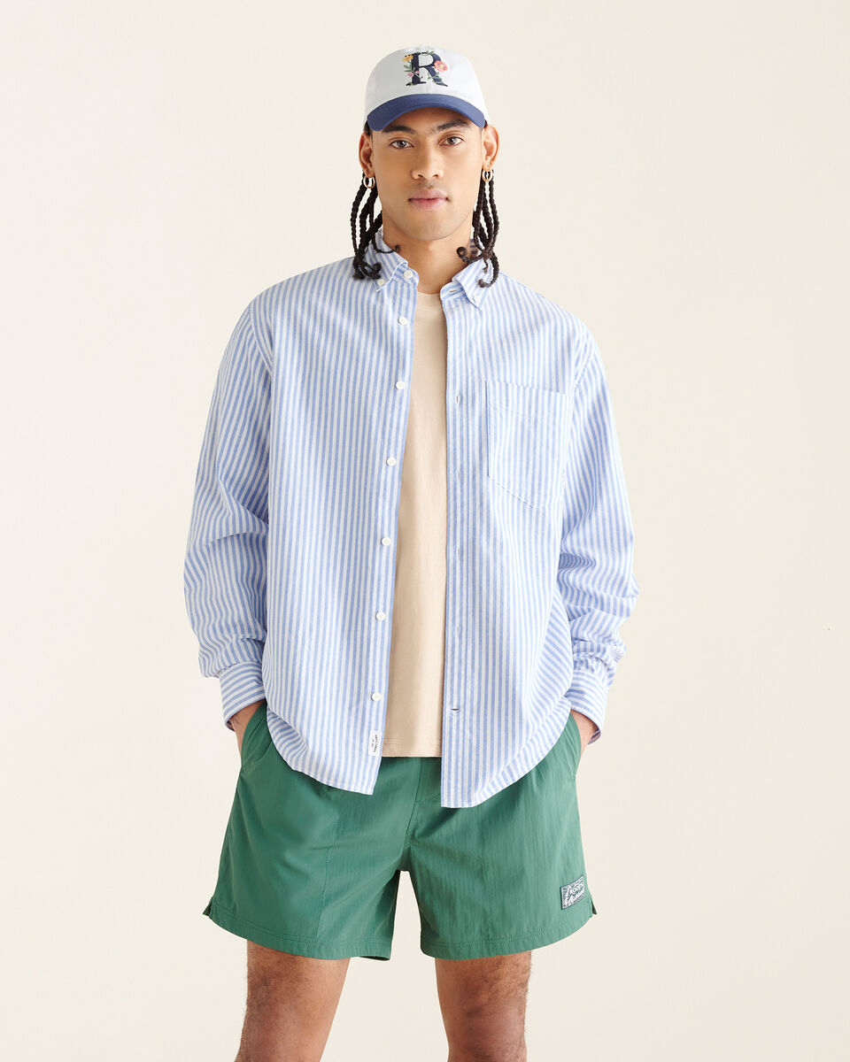 Relaxed Striped Oxford Shirt | Shirts | Roots