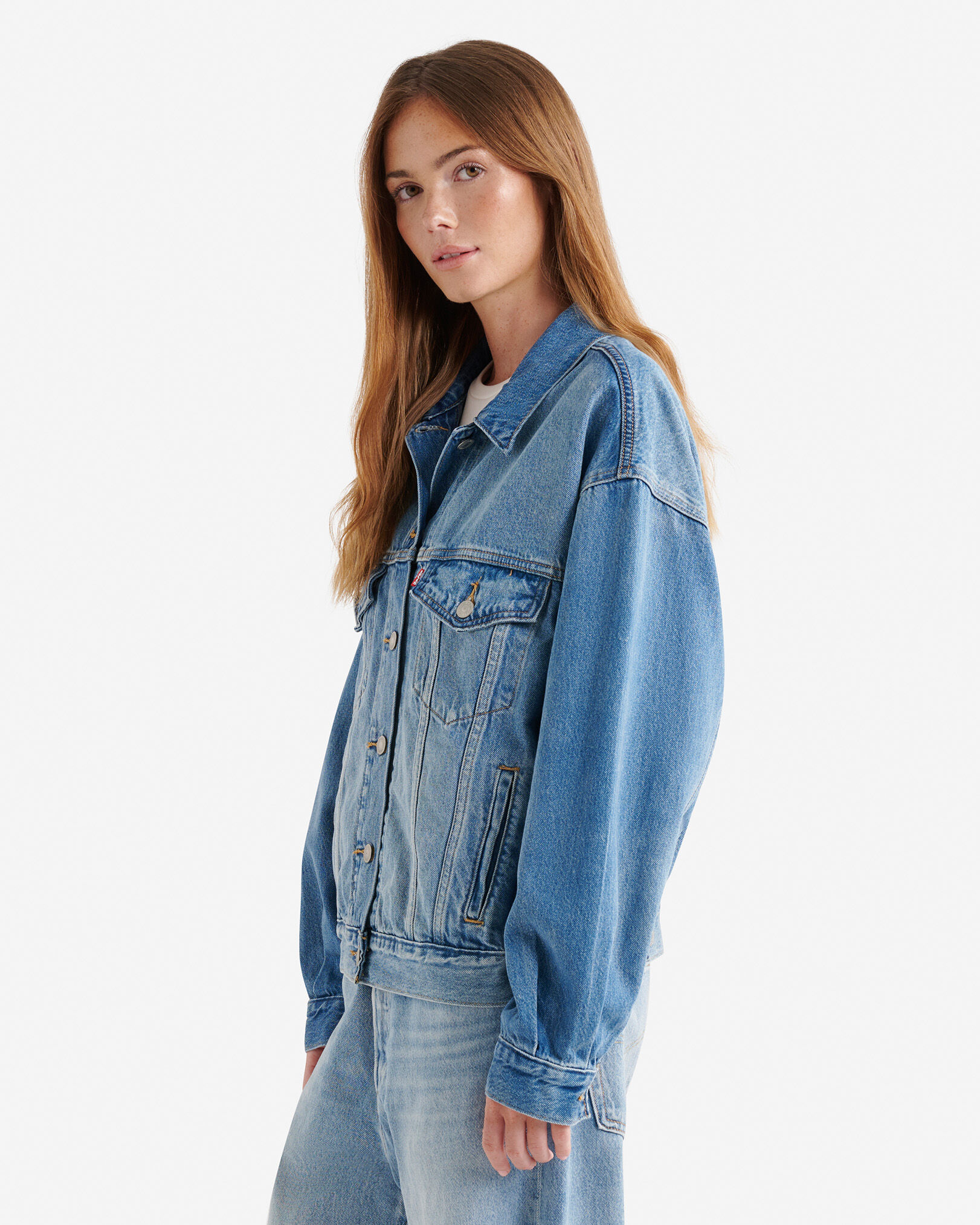 Veste en denim ample Levi’s années 90 pour femme