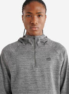 Chandail sport textur&eacute; &agrave; capuchon et glissi&egrave;re 