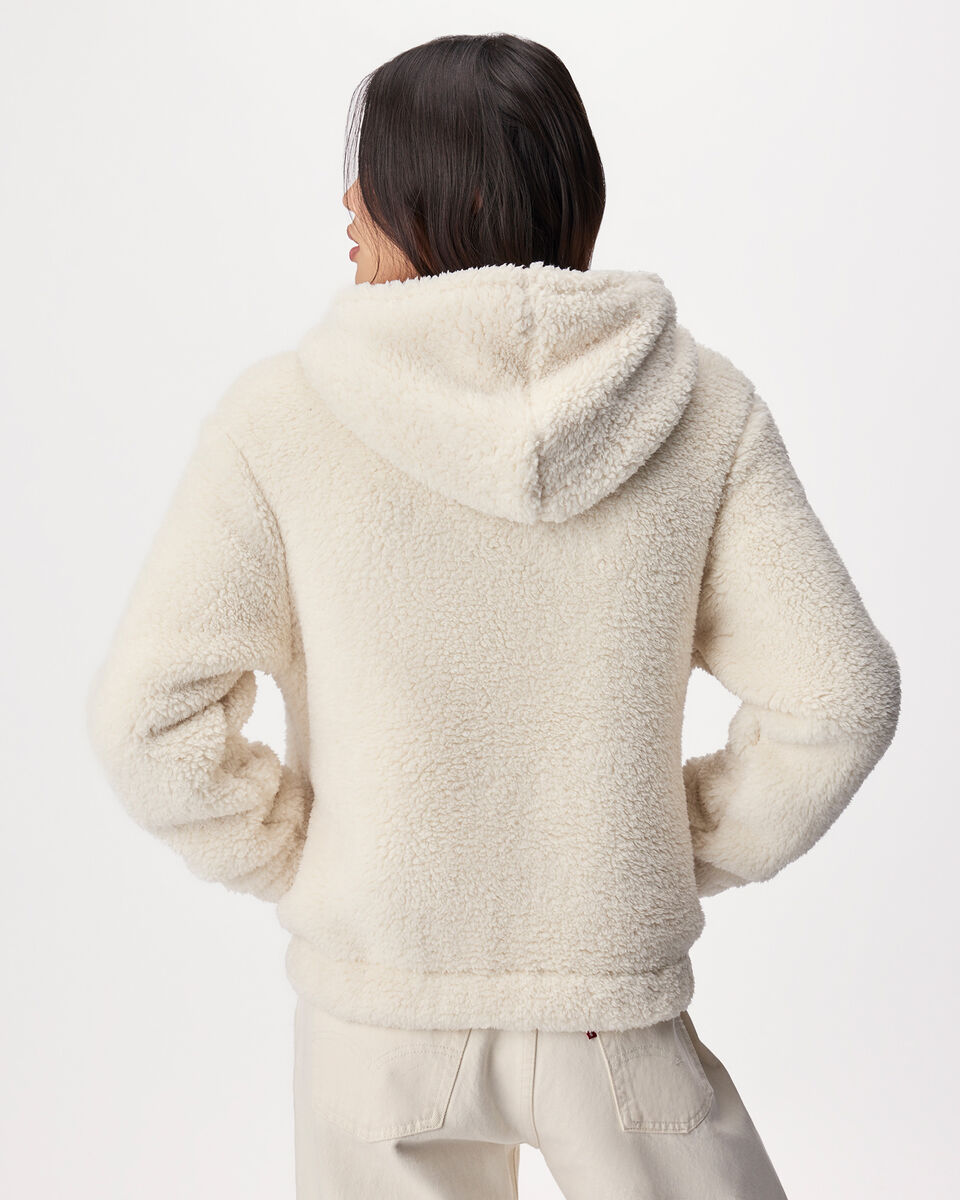 Manteau &agrave; capuchon et glissi&egrave;re en mouton molletonn&eacute; Creekside