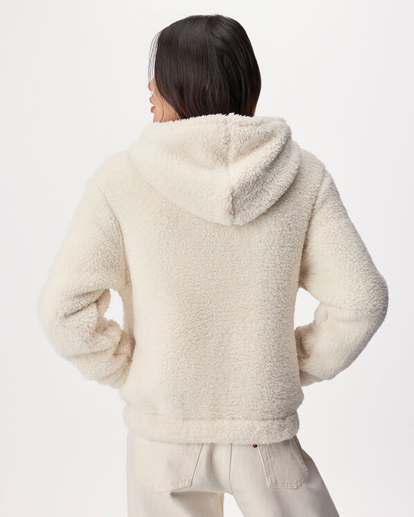 Manteau &agrave; capuchon et glissi&egrave;re en mouton molletonn&eacute; Creekside