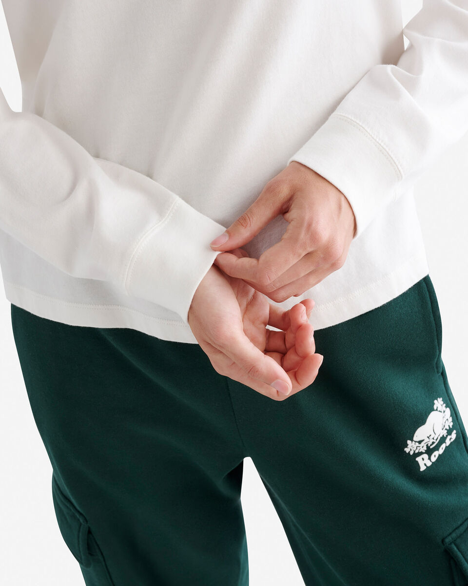 T-shirt à manches longues en coton bio Cooper pour femme