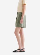 Linen Pleated Walking Short 3.5 Inch