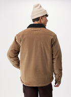 Manteau en velours c&ocirc;tel&eacute; et mouton molletonn&eacute;