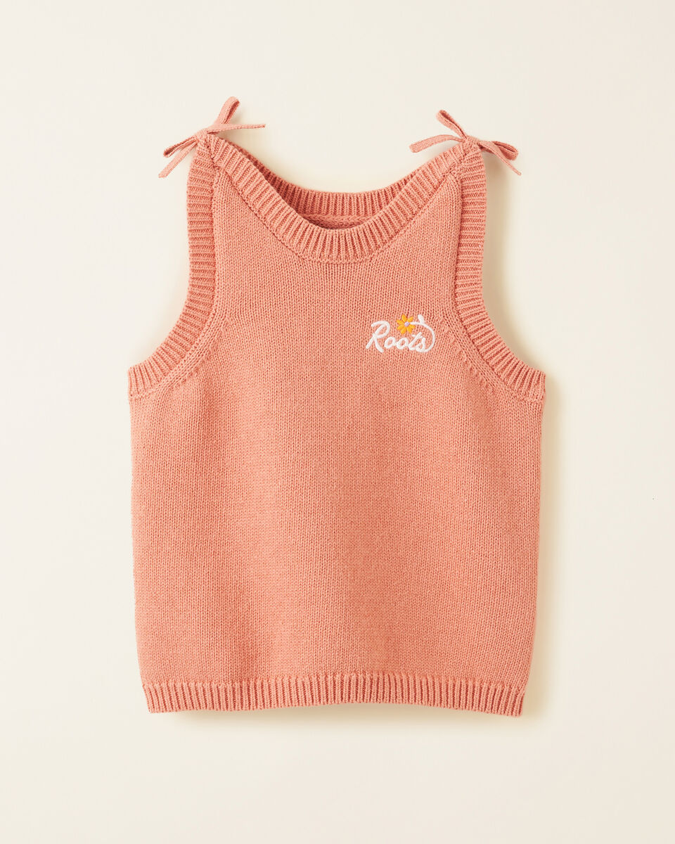Roots Toddler Girls Sweater Knit Tank. 1