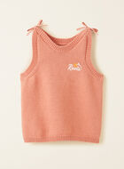 Toddler Girls Sweater Knit Tank