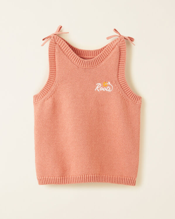 Toddler Girls Sweater Knit Tank