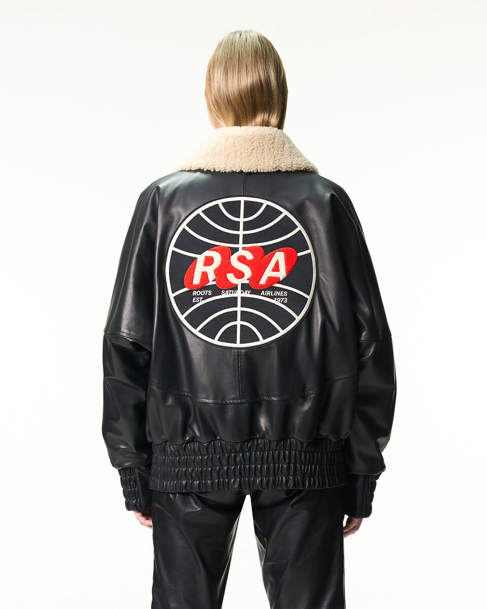 Blouson aviateur Roots X Mr. Saturday