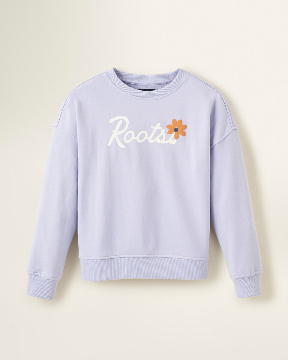 Kids Floral Crew Sweatshirt