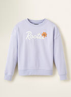 Kids Floral Crew Sweatshirt