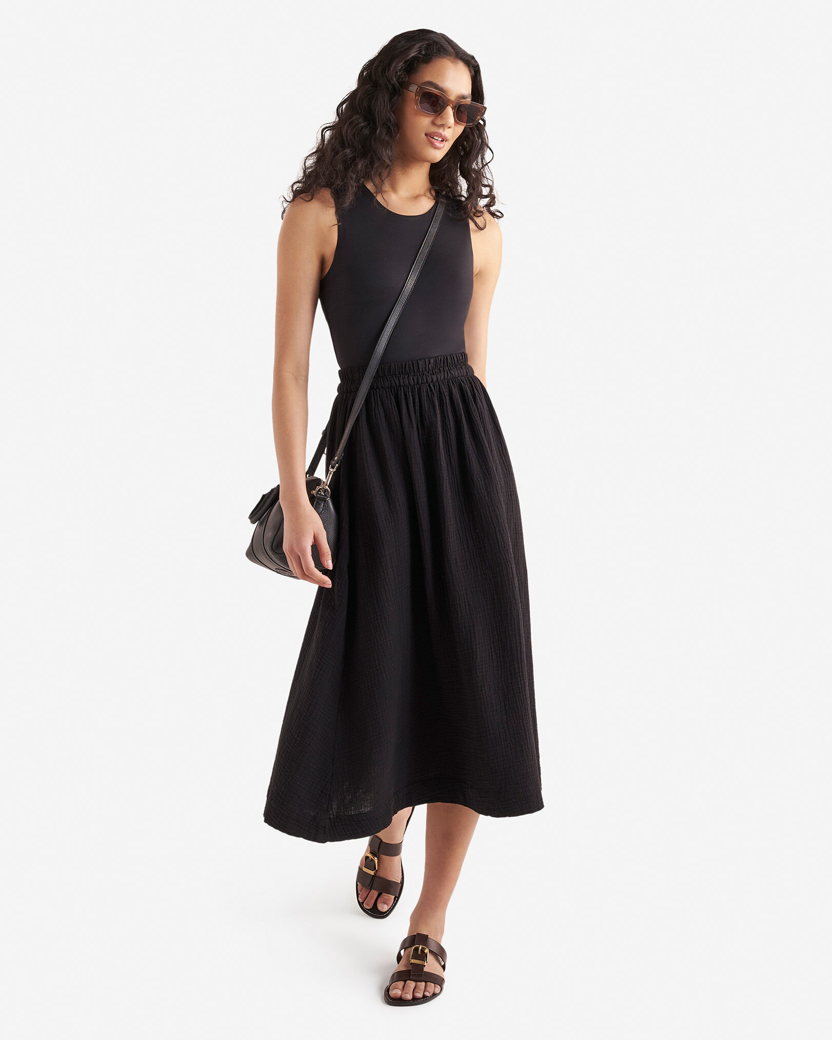 Isla Cotton Gauze Skirt
