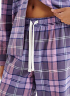 Womens Plaid Pajama Set