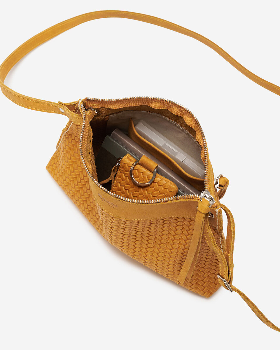 Sac Edie en cuir tress&eacute;