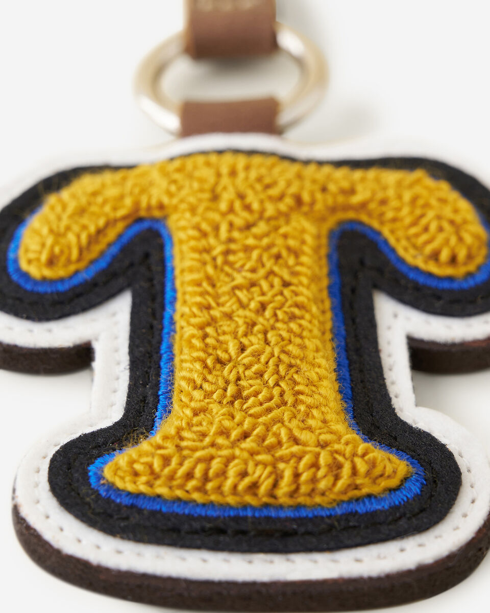 Breloque en chenille en forme de lettre
