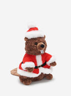 Santa Beaver Stuffie