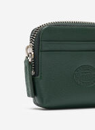 Pochette &agrave; glissi&egrave;re pour cartes en cuir Cervino