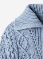 Cable Knit Quarter Zip Sweater