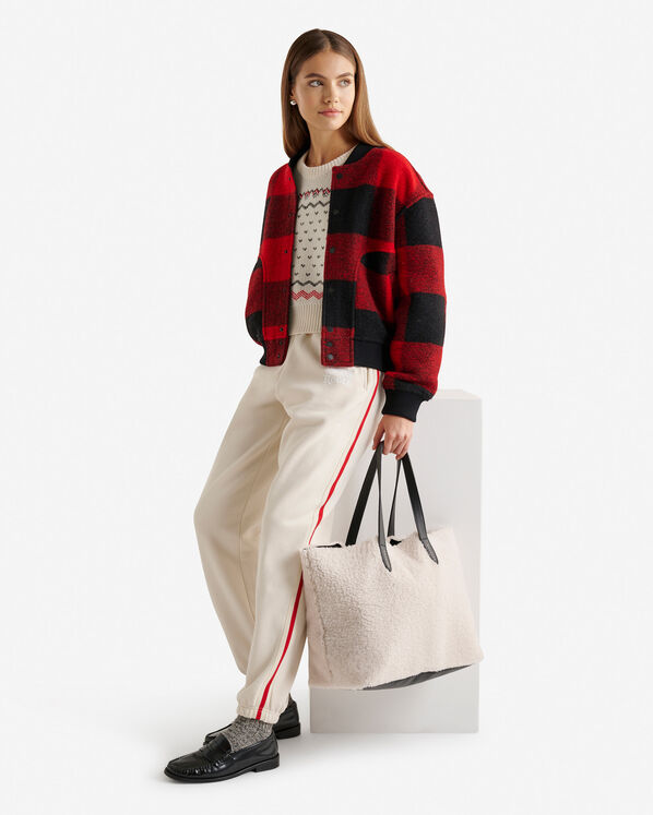 Shearling Carryall Tote