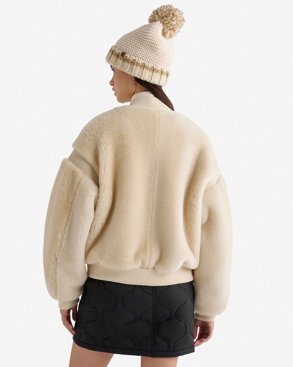 Blouson universitaire en mouton