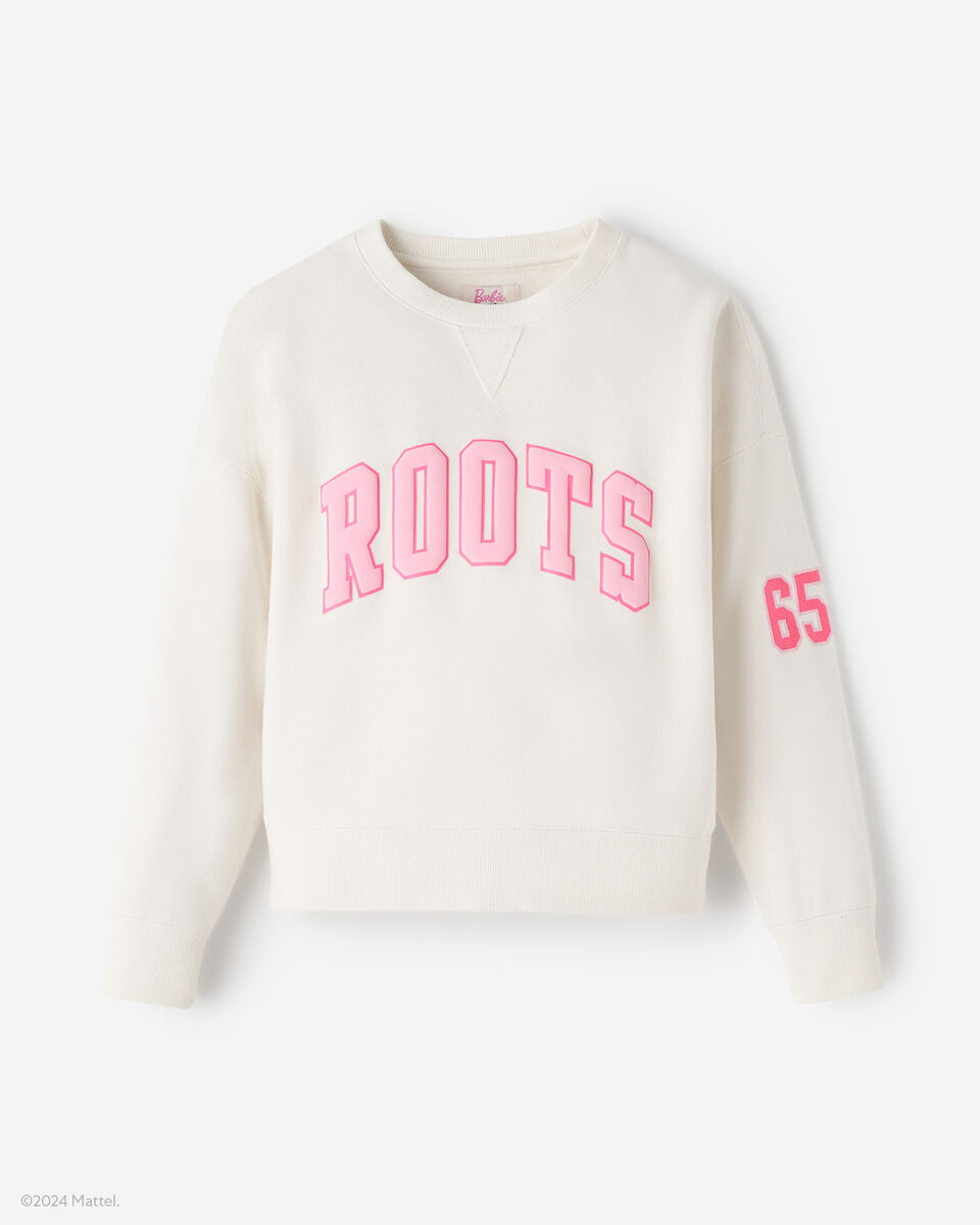 Kids Barbie™ X Roots 65 Relaxed Crew Sweatshirt