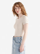 Renew Knit Crop T-Shirt