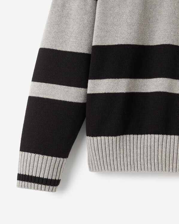 Cabin Relaxed Striped Crew Sweater Cabin Relaxed Striped Crew Sweater