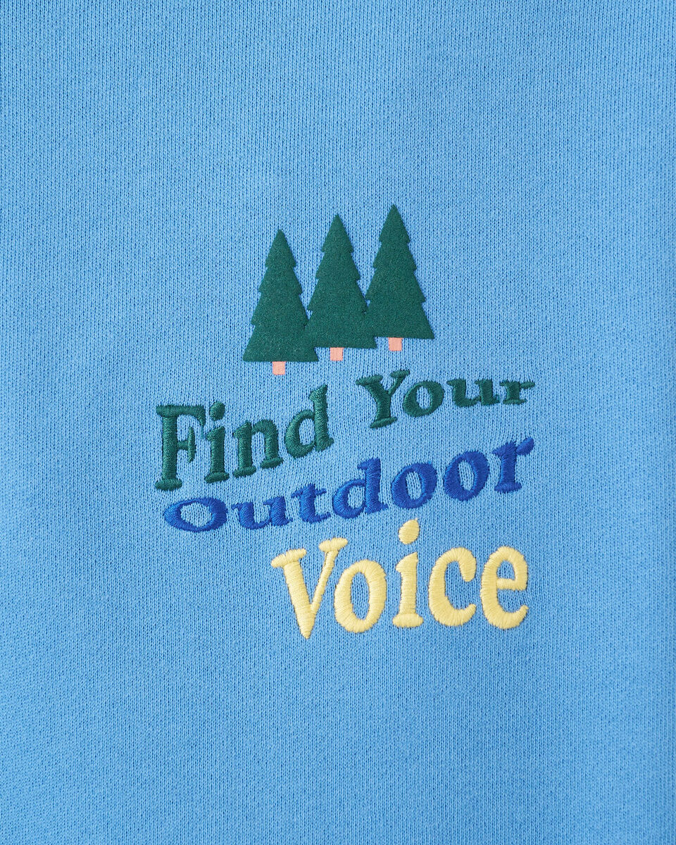 Kids Nature Club Graphic Crew Sweatshirt