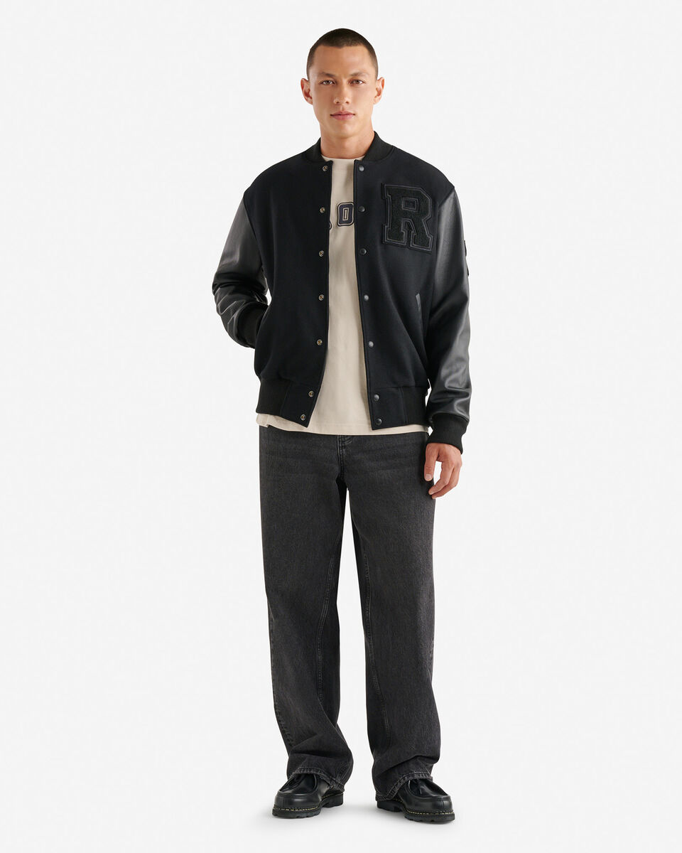 Blouson universitaire rétro pour homme