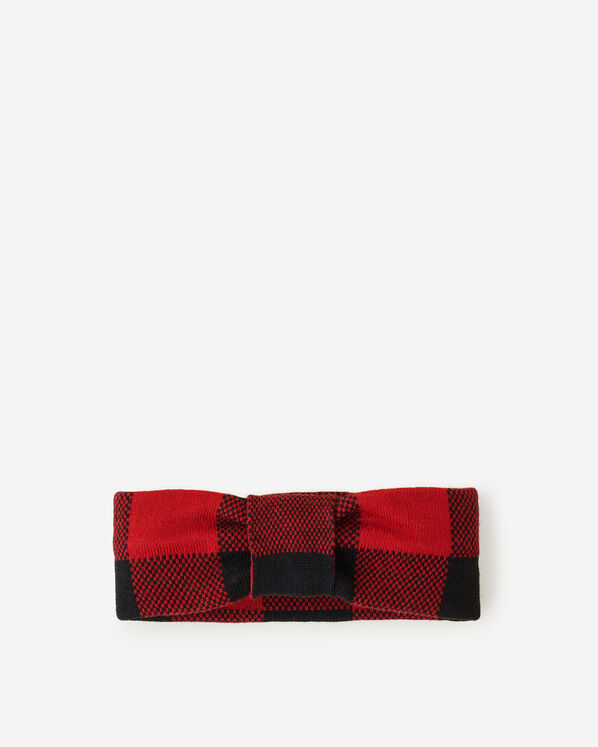 Kid Park Plaid Winter Headband