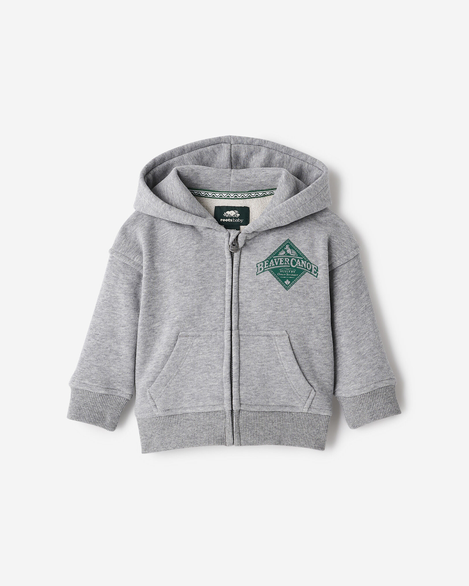Baby Beaver Canoe Relaxed Full Zip Hoodie