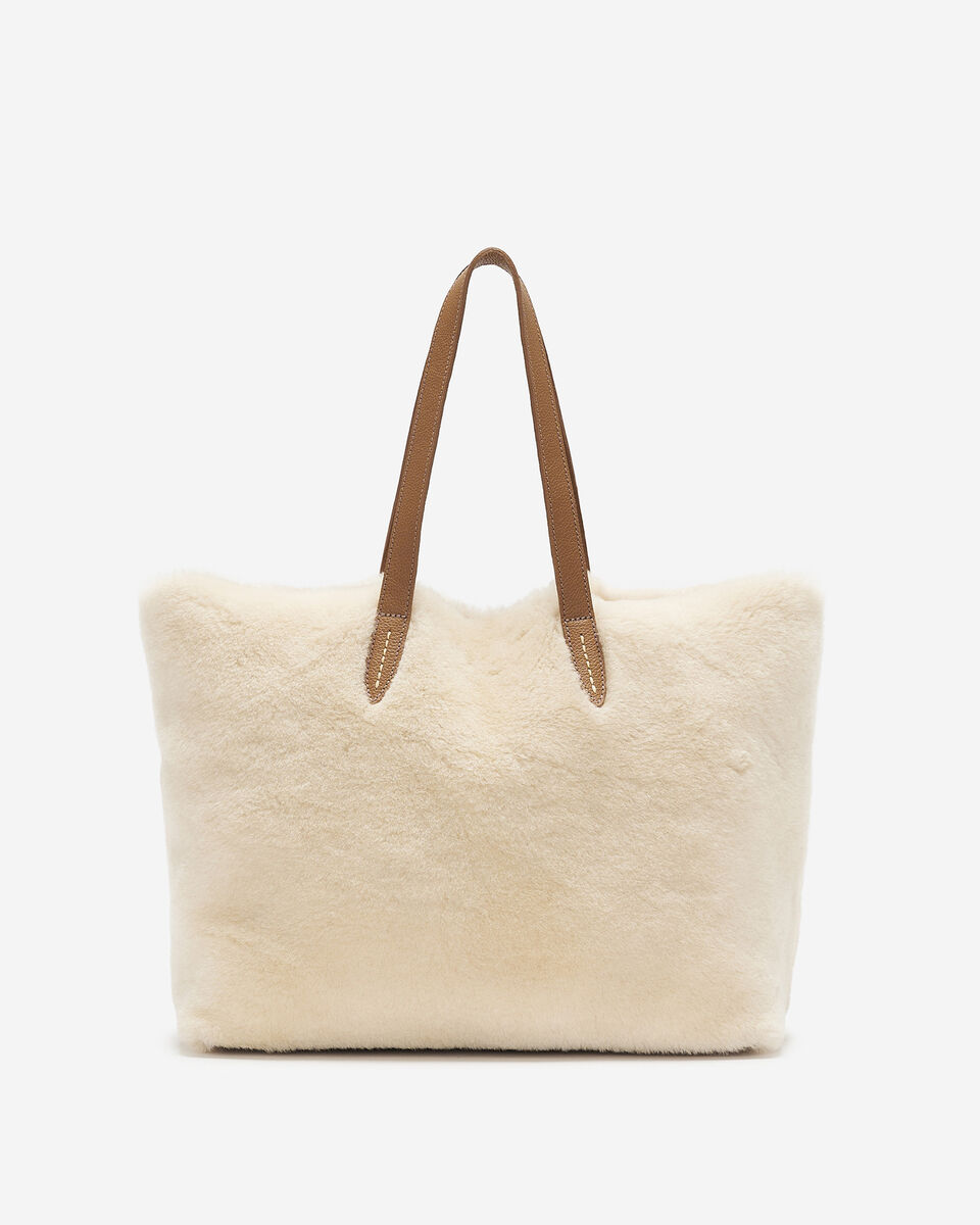 Shearling Carryall Tote