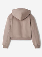 Chandail &agrave; capuchon en molleton nuage