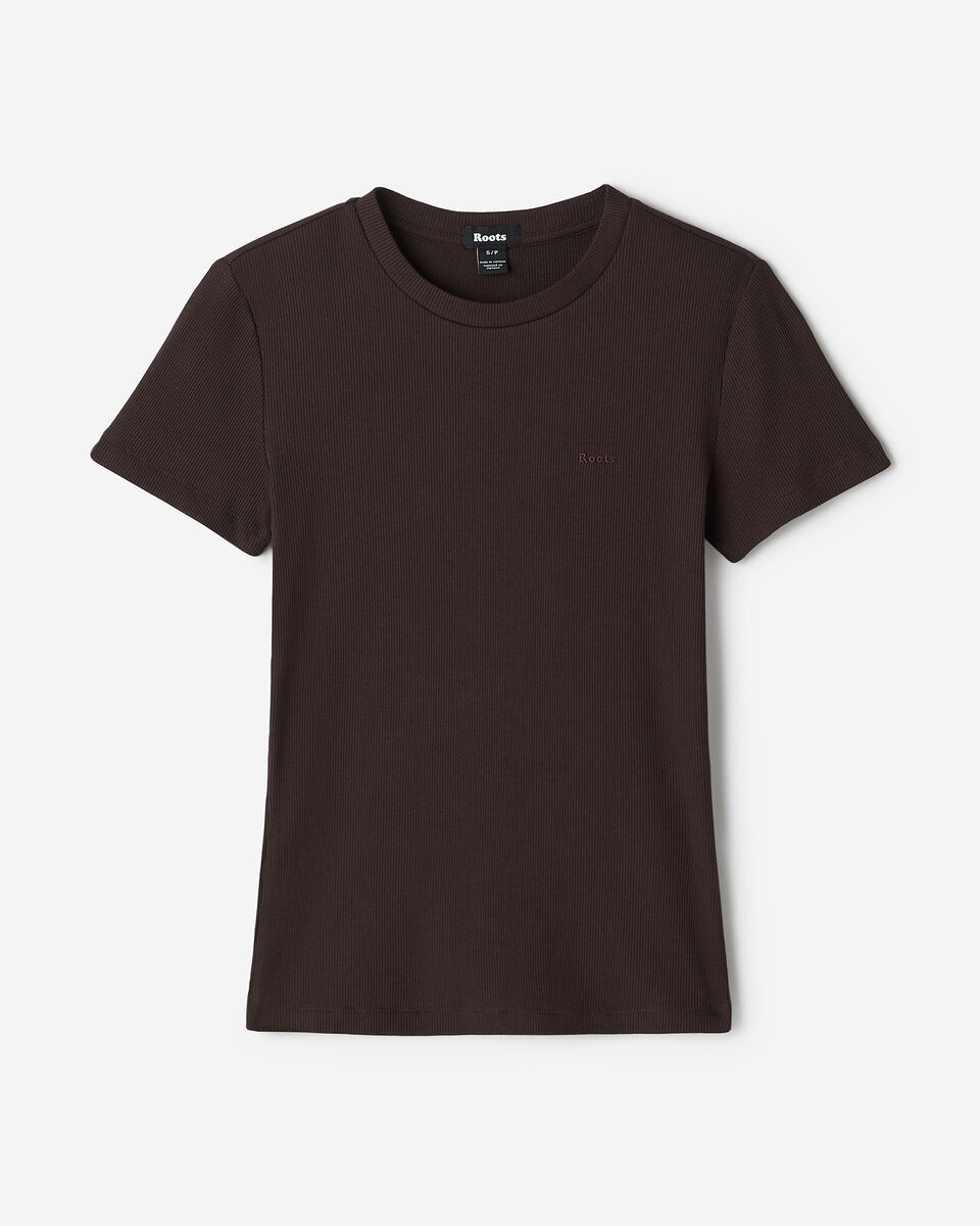 Roam Rib Fitted Short Sleeve Top