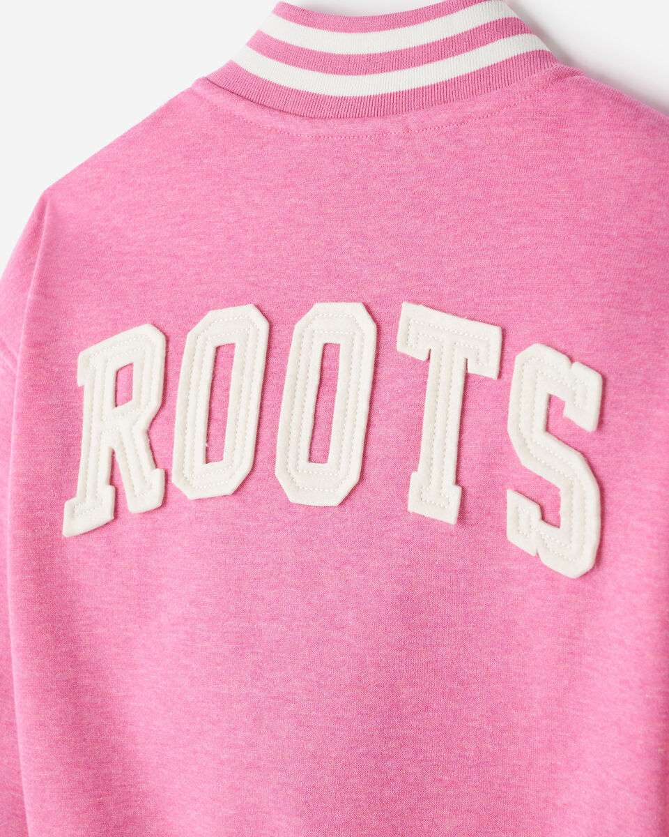 Girls Cooper Sparkle Varsity Jacket