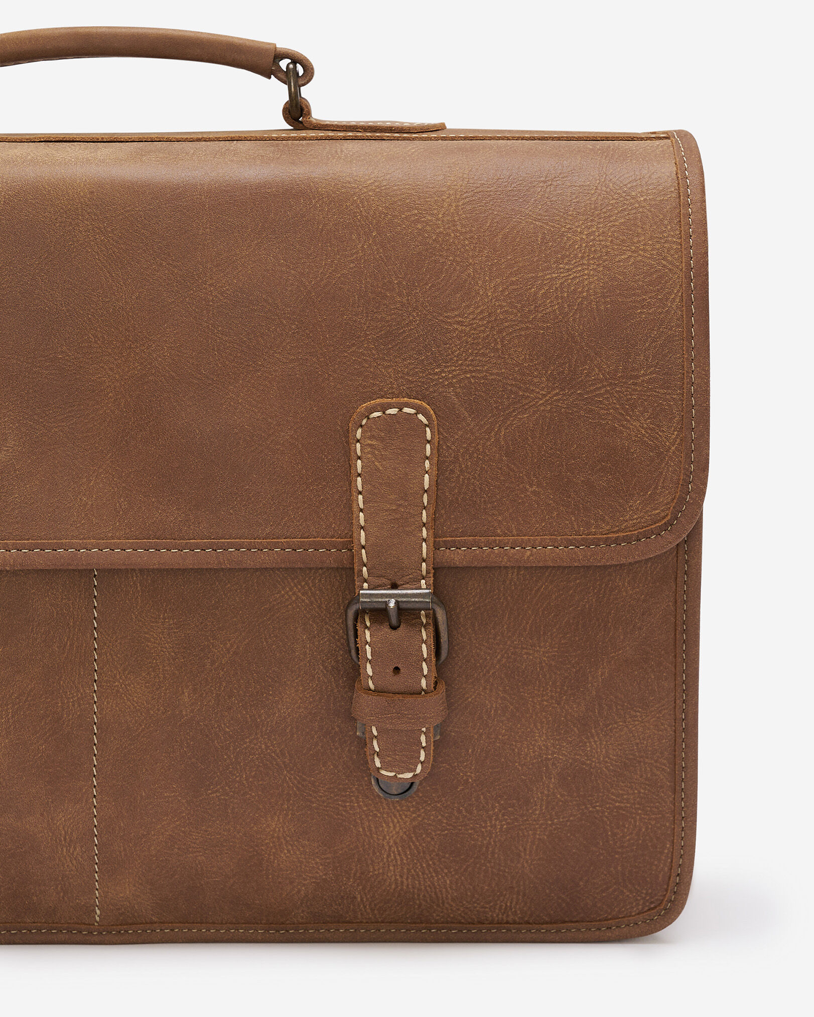 Roots leather shop briefcase