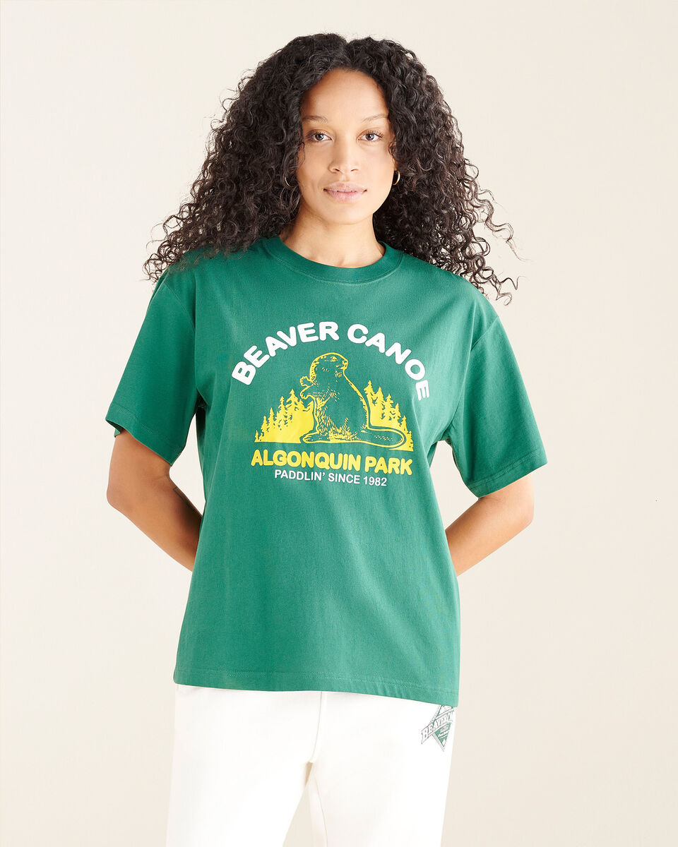 Roots Standing Beaver T-Shirt Gender Free. 2