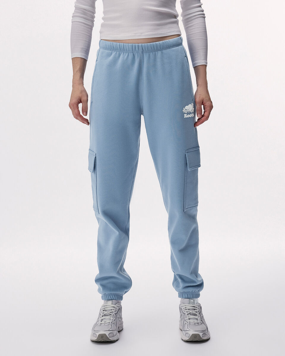 Pantalon cargo Cooper en molleton de coton bio