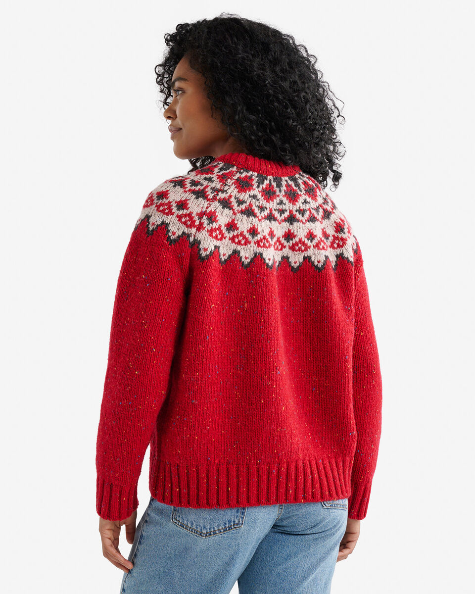 Oversized Fair Isle Sweater