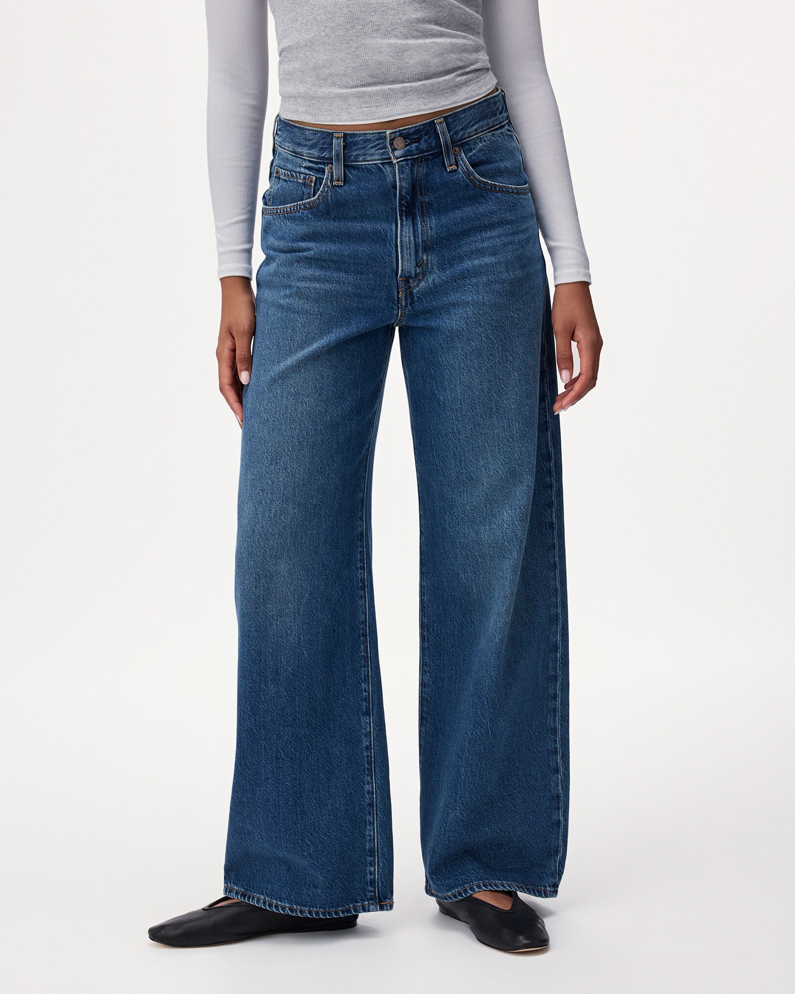 Jean à jambe large Levi'sᴹᴰ pour femme