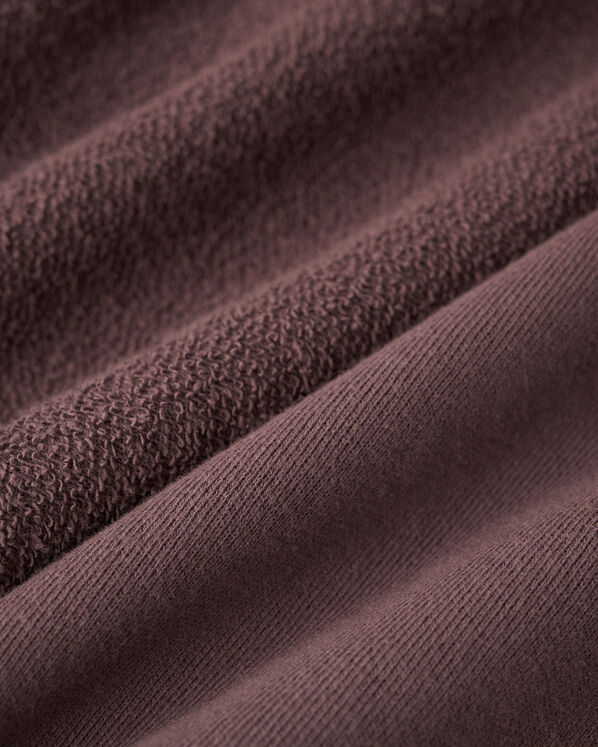 Chandail col en V en molleton de coton bio Cooper