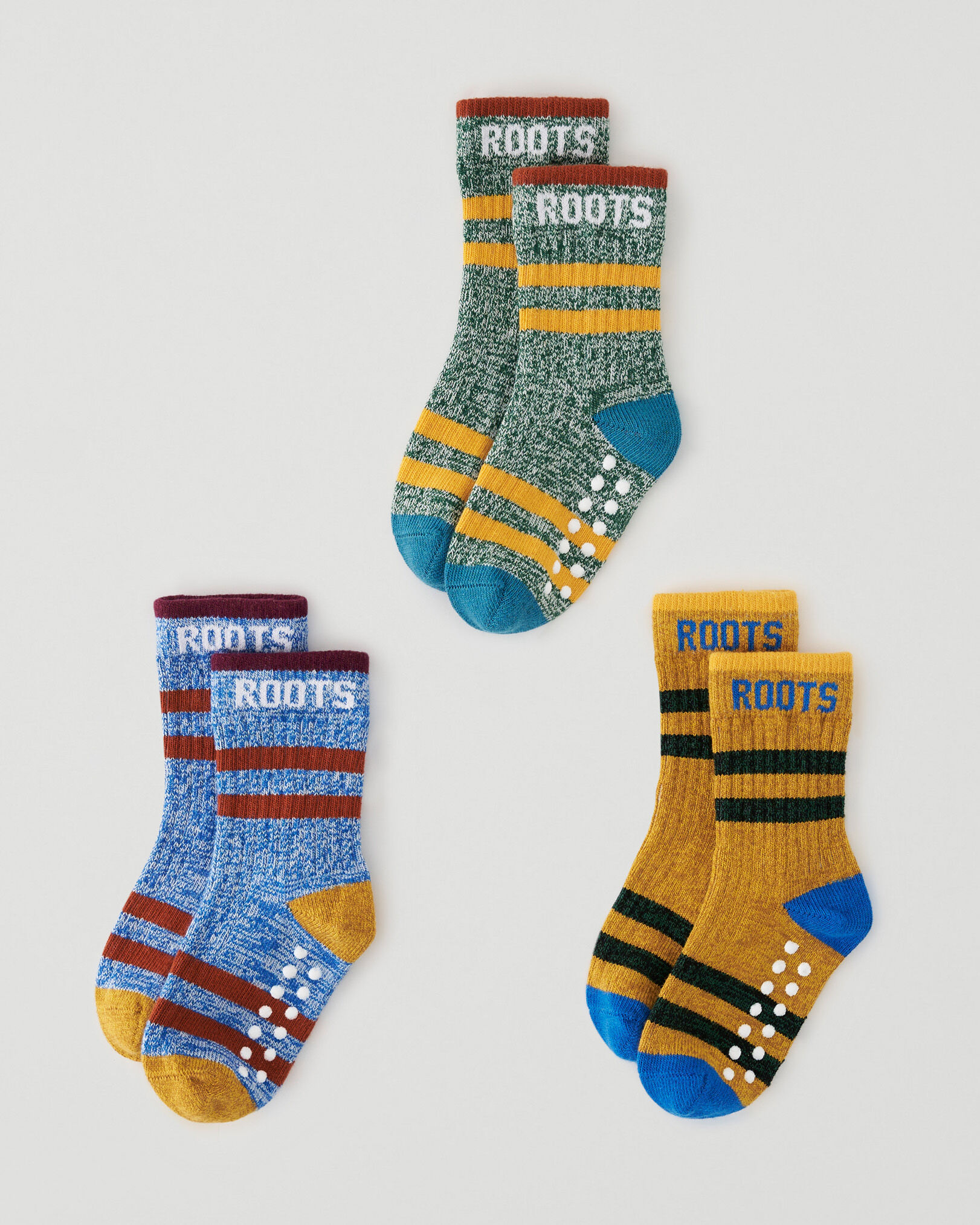 Toddler Stripe Pop Sock 3 Pack Accessories Roots