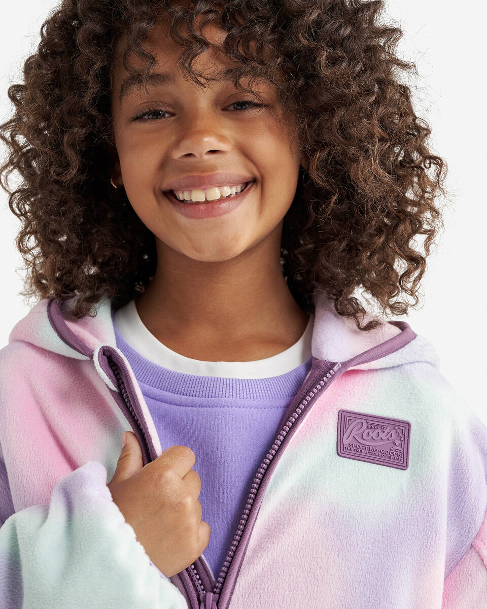 Kids Active Microfleece Full Zip Hoodie