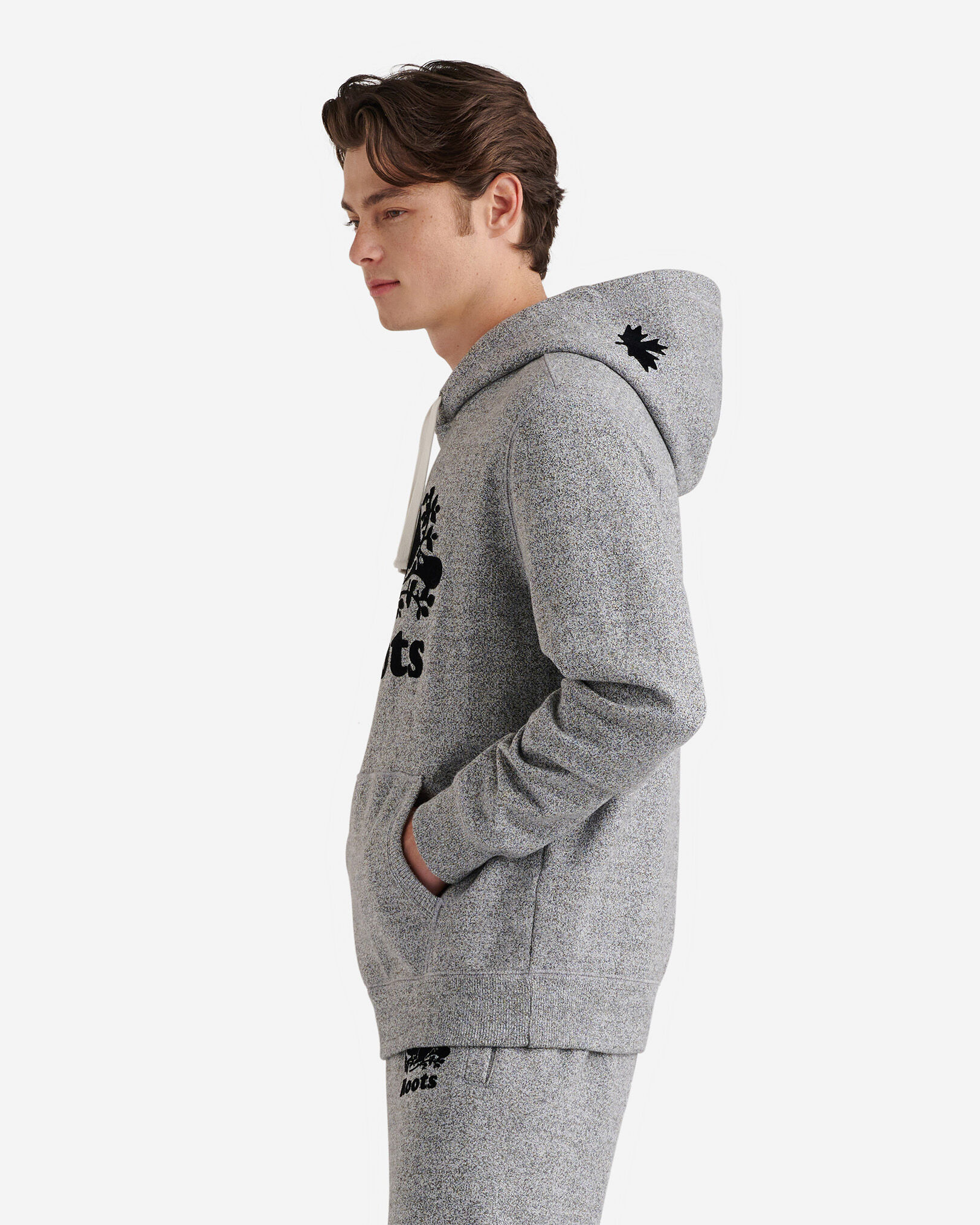 Roots salt and pepper original kanga hoody hotsell