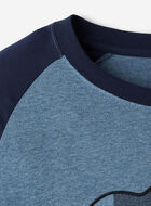 Mens Cooper Plaid Raglan Long Sleeve T-Shirt