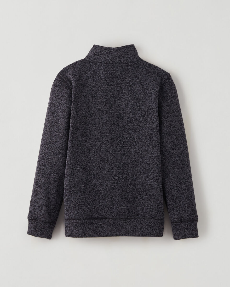 Boys Sweater Fleece Zip Stein