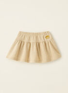 Toddler Girls Gold Sparkle Skirt