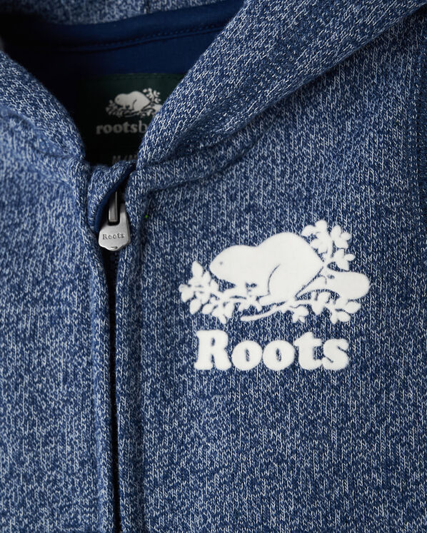 Barboteuse kangourou Cooper le castor en coton bio pour bébés