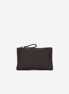 Pochette moyenne &agrave; glissi&egrave;re en cuir Nuage