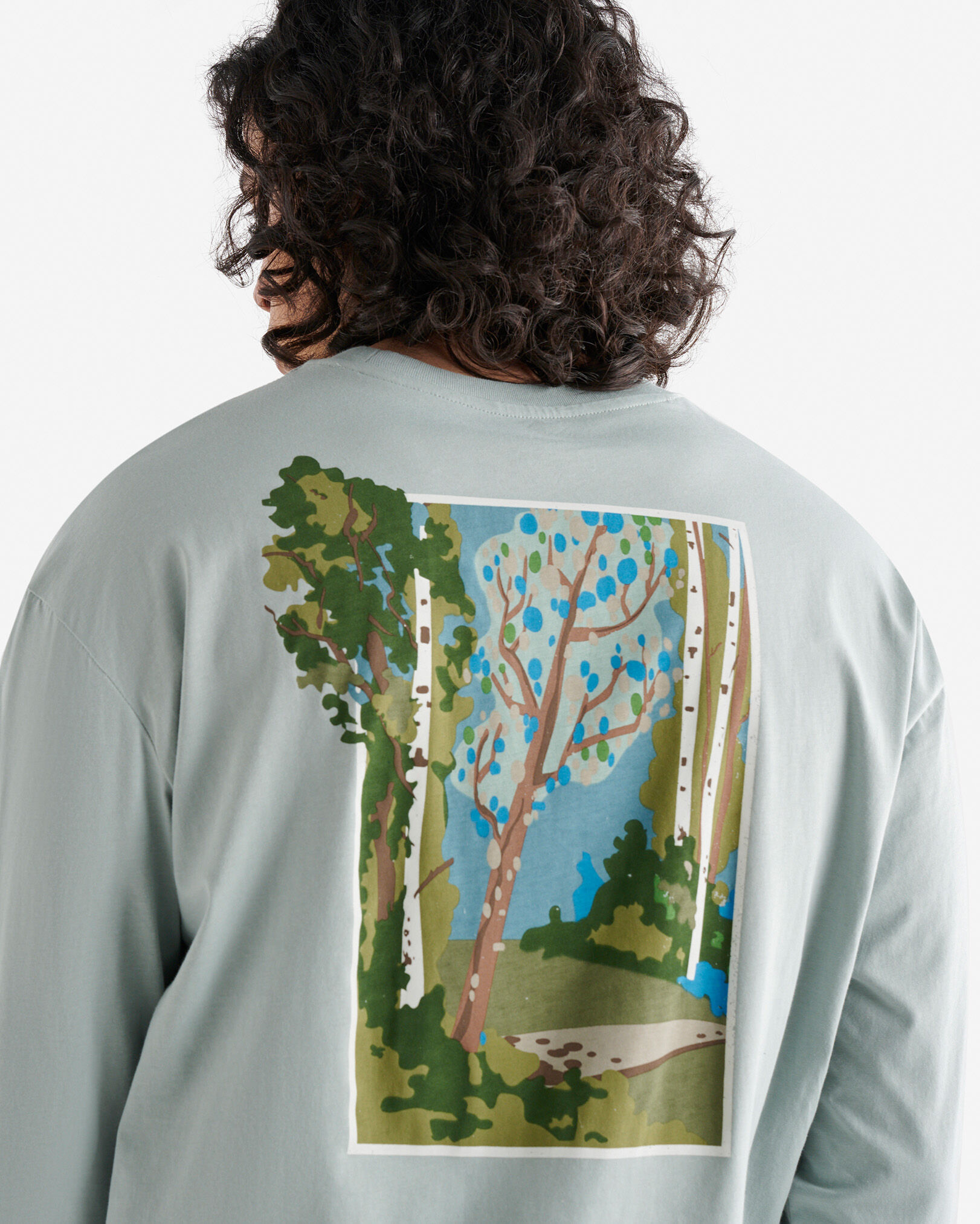 Mens Trail Relaxed Long Sleeve T-Shirt